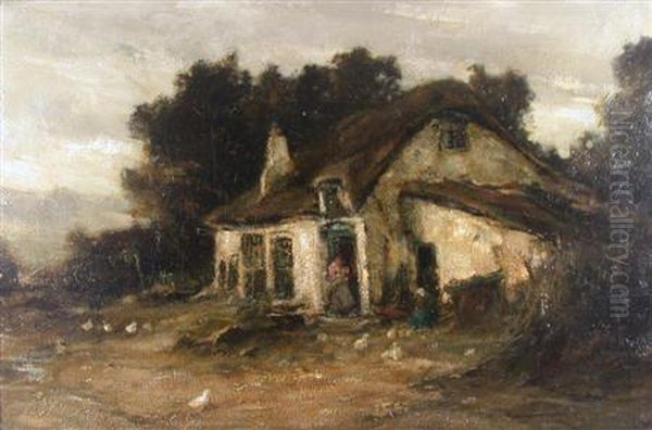 Twilight Oil Painting by Frank Spenlove Spenlove