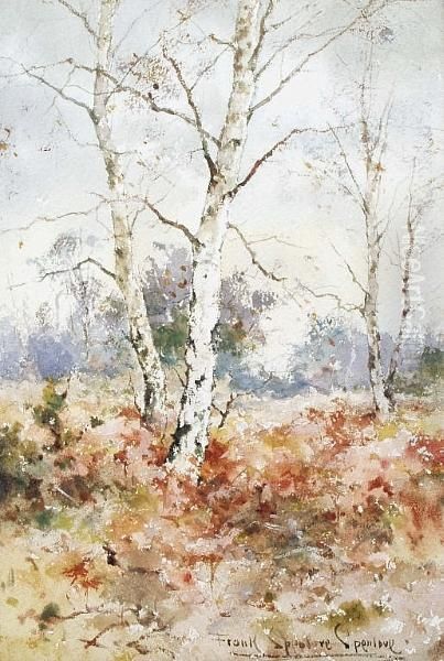 Autumn Landscape With Trees Oil Painting by Frank Spenlove Spenlove