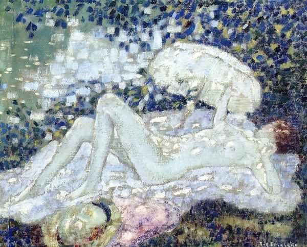 Venus au Soleil Oil Painting by Frederick Carl Frieseke