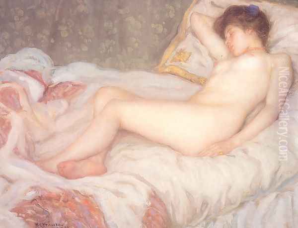 Sleep Oil Painting by Frederick Carl Frieseke