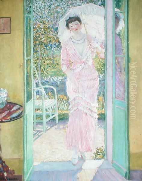 Good Morning, c.1912-13 Oil Painting by Frederick Carl Frieseke