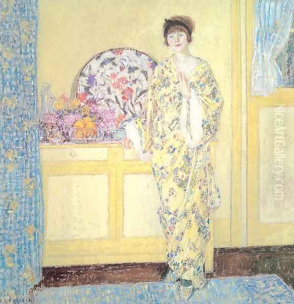 The Yellow Room, c.1910 Oil Painting by Frederick Carl Frieseke