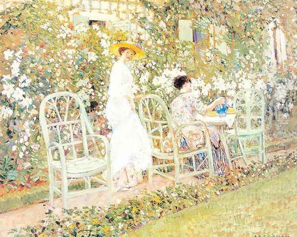 Lilies Oil Painting by Frederick Carl Frieseke