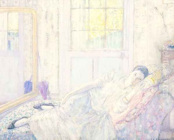 Rest Oil Painting by Frederick Carl Frieseke