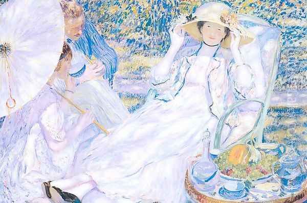 The Hour of Tea Oil Painting by Frederick Carl Frieseke