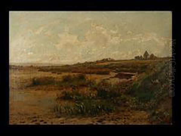 Verlassene Saline An Der Kuste Oil Painting by Eduard Spoerer