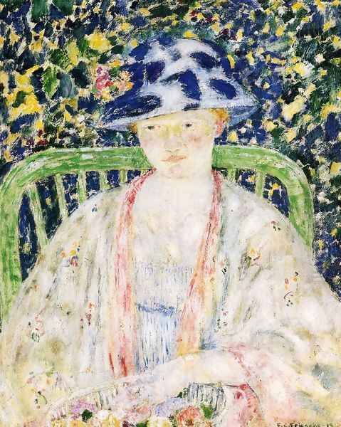 The Green Chair Oil Painting by Frederick Carl Frieseke