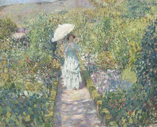 The Garden Path Oil Painting by Frederick Carl Frieseke