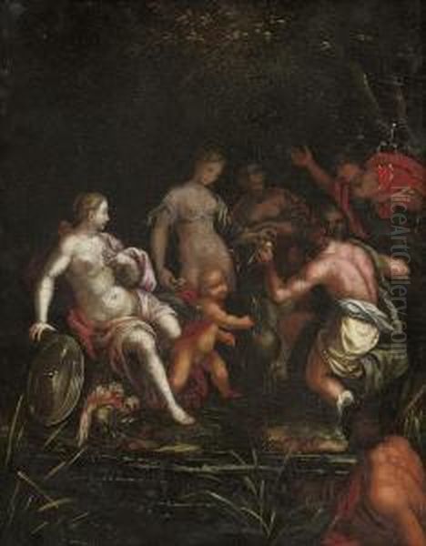 The Judgement Of Paris Oil Painting by Bartholomaeus Spranger