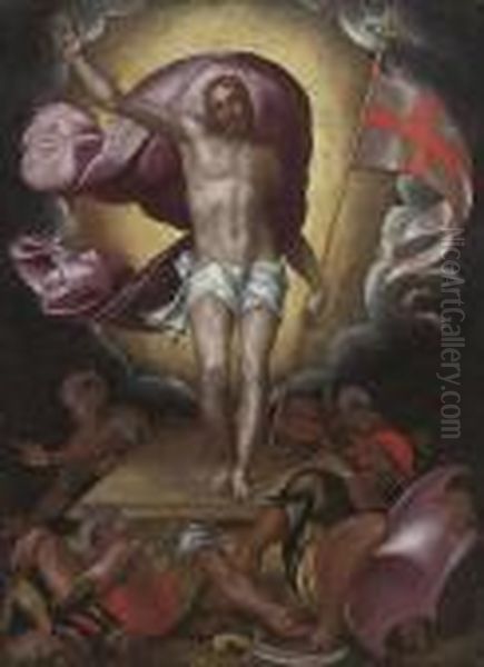 The Resurrection Oil Painting by Bartholomaeus Spranger