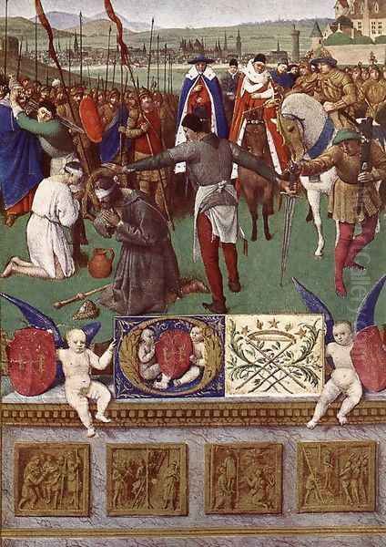 The Martyrdom of St James the Great 1452-60 Oil Painting by Jean Fouquet