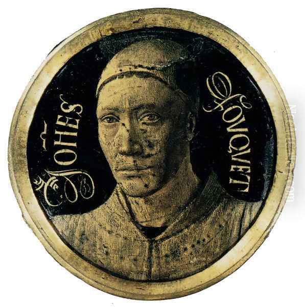 Self-Portrait 1450 Oil Painting by Jean Fouquet