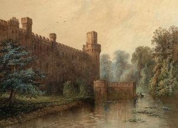 Durham Castle Oil Painting by Edwin St John