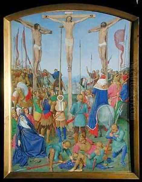 Calvary Oil Painting by Jean Fouquet