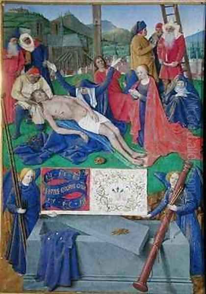 The Lamentation of Christ Oil Painting by Jean Fouquet