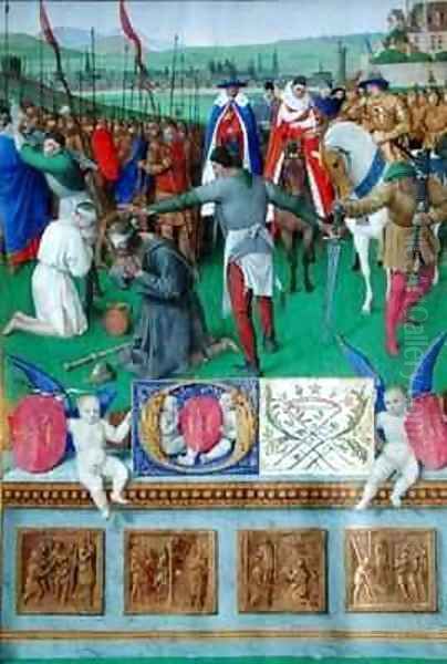 The Martyrdom of St James the Great Oil Painting by Jean Fouquet