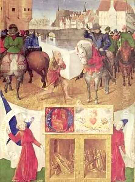 St Martin Oil Painting by Jean Fouquet