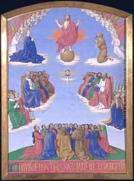 The Ascension of the Holy Spirit Oil Painting by Jean Fouquet