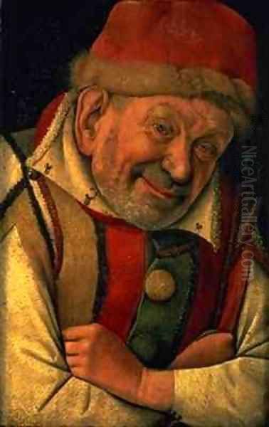 Gonella the Ferrara court jester Oil Painting by Jean Fouquet