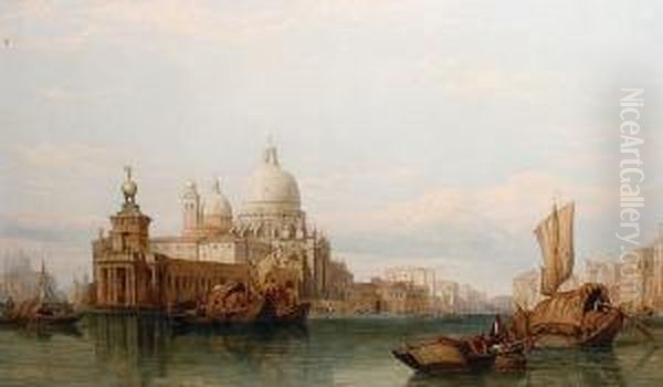 The Grand Canal, Venice Oil Painting by George Clarkson Stanfield