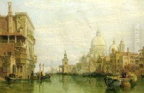 The Grand Canal,venice Oil Painting by George Clarkson Stanfield