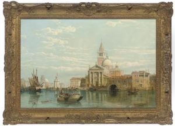 San Giorgio Maggiore, Venice Oil Painting by George Clarkson Stanfield