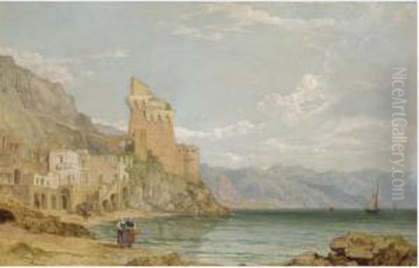 Palermo, Italy Oil Painting by George Clarkson Stanfield