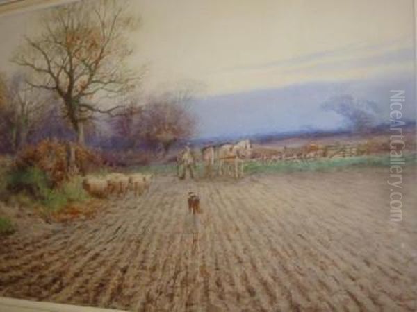 The Broken Fence Oil Painting by Henry Stannard