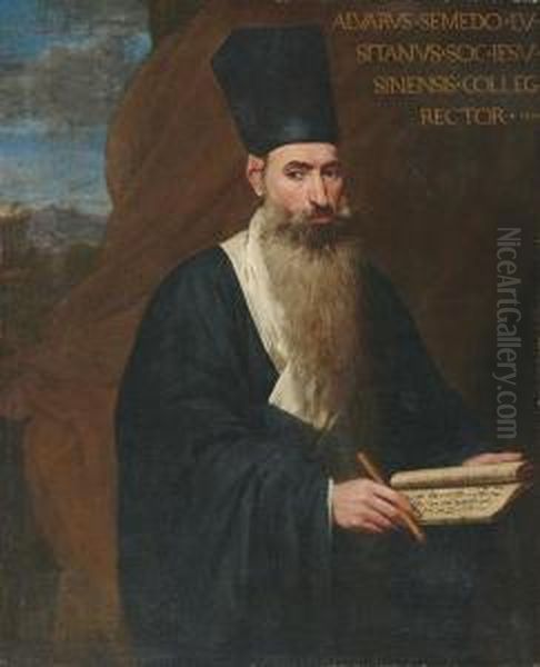 Ritratto Di Alvaro Semedo Oil Painting by Massimo Stanzione