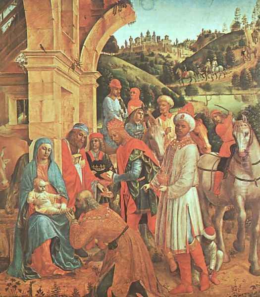 The Adoration of the Kings 1500-10 Oil Painting by Vincenzo Foppa