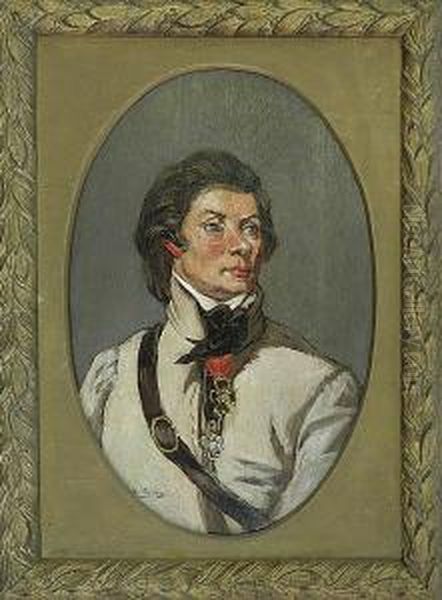 Kosciuszko Oil Painting by Ludwik Stasiak