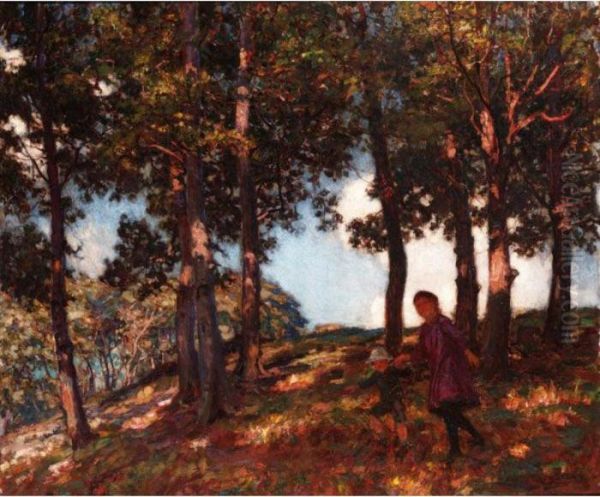 A Summer's Afternoon Oil Painting by Frederick Stead