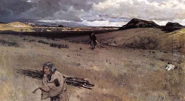 The Toilers of the Plains Oil Painting by Henry Farny