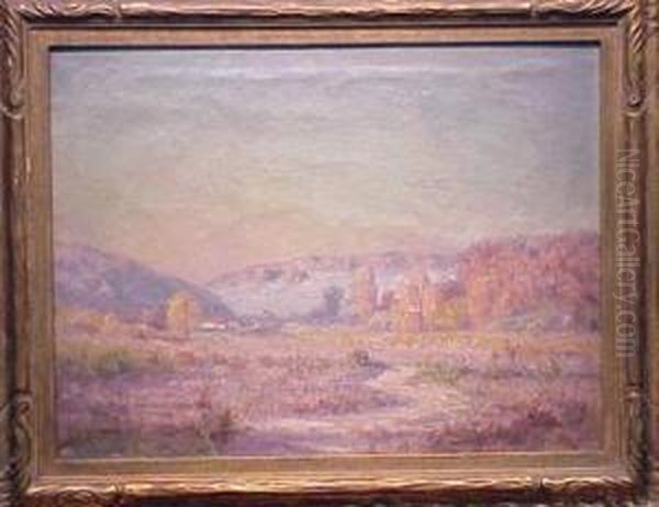 Autumn, Brookville Oil Painting by Theodore Clement Steele