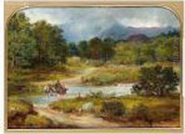 Near Callander Oil Painting by David George Steell