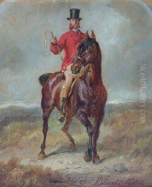 Master Of Hounds Oil Painting by Gourlay Steell