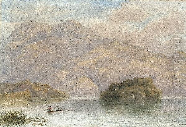 Ellen's Isle, Loch Katrine Oil Painting by John Steeple