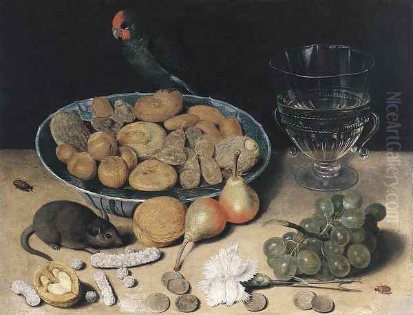 Dessert Still Life Oil Painting by Georg Flegel