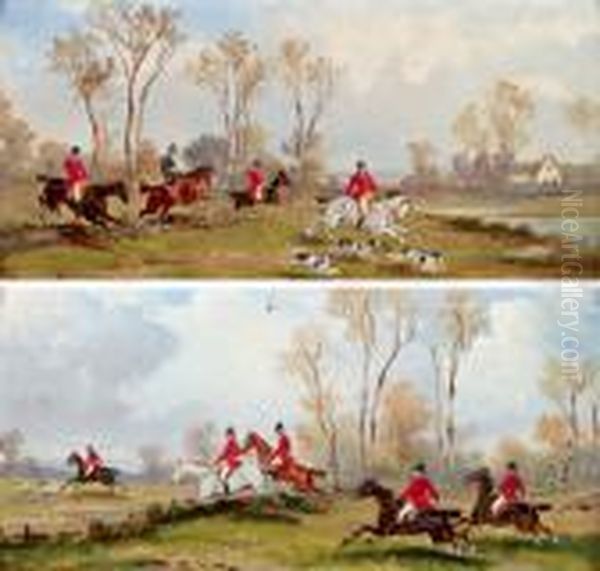 Gegenstucke Oil Painting by Alfred Steinacker