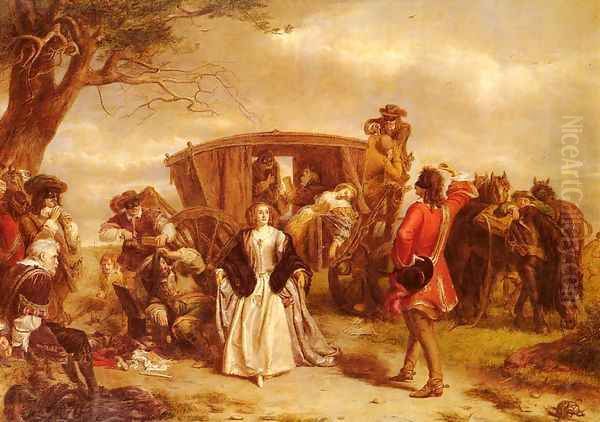 Claude Duval Oil Painting by William Powell Frith