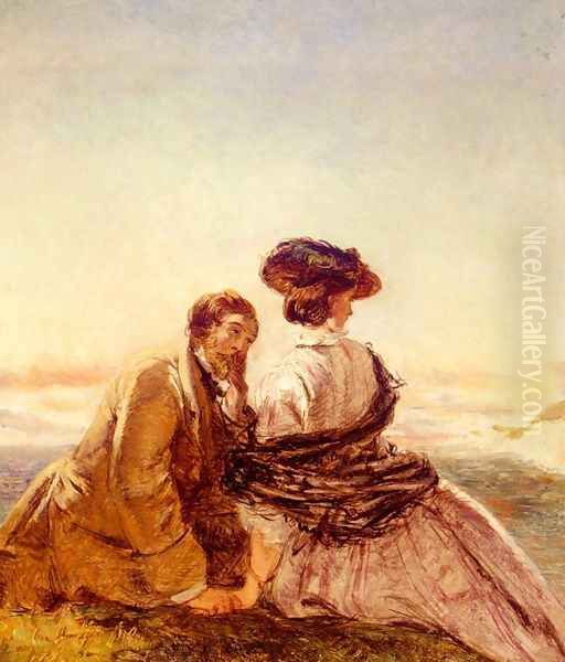 The Lovers Oil Painting by William Powell Frith