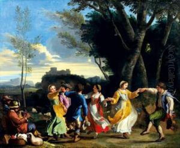 La Danse Oil Painting by Jacques De Stella