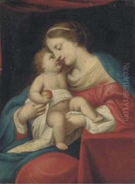 The Madonna And Child Oil Painting by Jacques De Stella