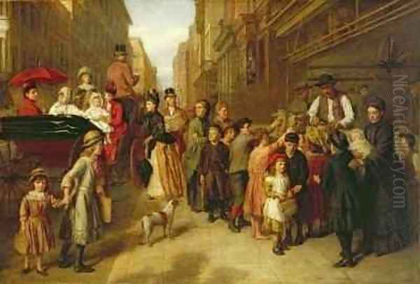 Poverty and Wealth Oil Painting by William Powell Frith