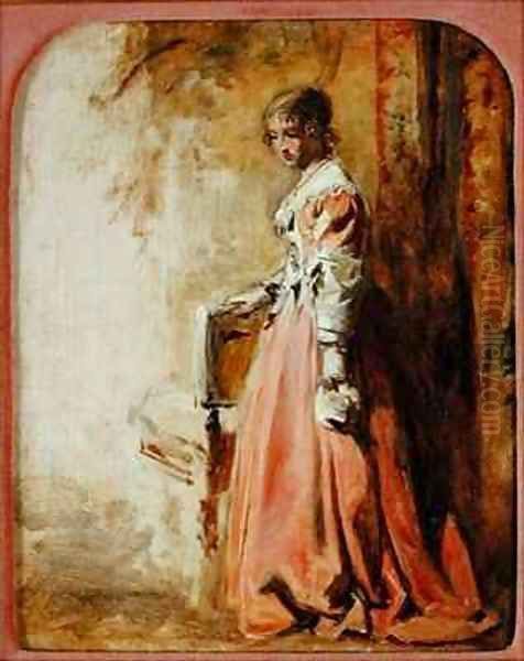 The Pink Dress Oil Painting by William Powell Frith