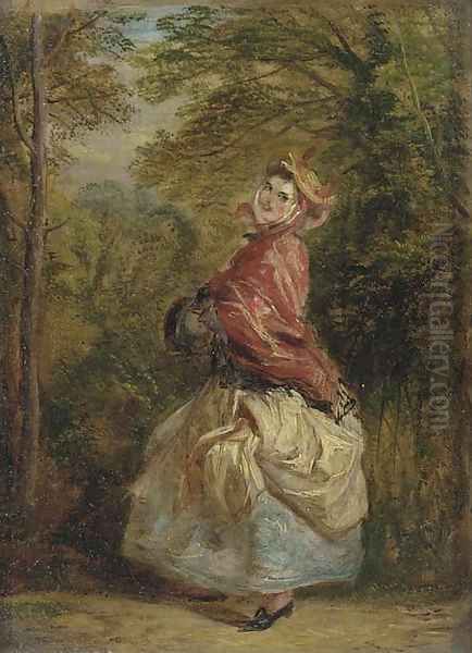 Dolly Varden 2 Oil Painting by William Powell Frith