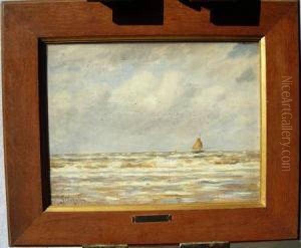 Marine Oil Painting by Alphonse Stengelin