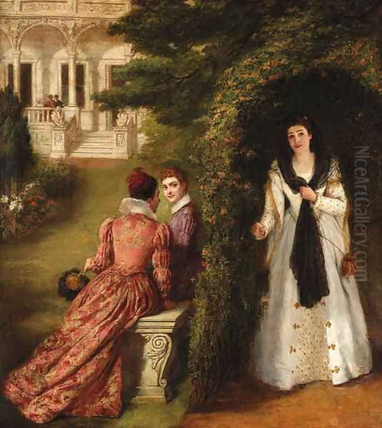 Surprise Oil Painting by William Powell Frith