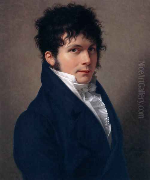 Portrait of a Man 1809 Oil Painting by Francois-Xavier Fabre