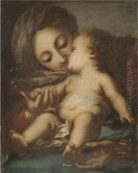 The Madonna And Child Oil Painting by Ignazio Stern